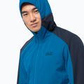 Giacca Jack Wolfskin Go Hike Softshell da uomo Blu Pacifico 3