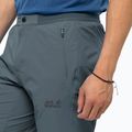 Pantaloncini da trekking Jack Wolfskin da uomo Trail storm grigio 3