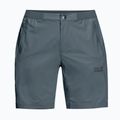 Pantaloncini da trekking Jack Wolfskin da uomo Trail storm grigio 4