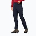 Pantaloni softshell da uomo Jack Wolfskin Peak blu notte