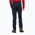Pantaloni softshell da uomo Jack Wolfskin Peak blu notte 2