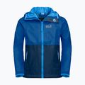 Jack Wolfskin Rainy Days, giacca antipioggia per bambini, blu costiera 7