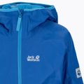 Jack Wolfskin Rainy Days, giacca antipioggia per bambini, blu costiera 3