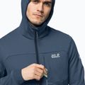 Jack Wolfskin Hydro Grid Fleece giacca da trekking da uomo blu tuono 3