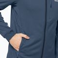 Jack Wolfskin Hydro Grid Fleece giacca da trekking da uomo blu tuono 5