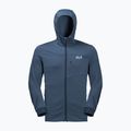 Jack Wolfskin Hydro Grid Fleece giacca da trekking da uomo blu tuono 7