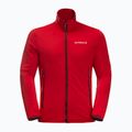 Jack Wolfskin giacca da trekking da uomo Dna Fleece rosso adrenalina 4