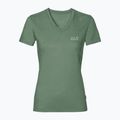 Jack Wolfskin Crosstrail Tomen, camicia da trekking da donna, colore verde siepe 7