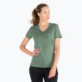 Jack Wolfskin Crosstrail Tomen, camicia da trekking da donna, colore verde siepe