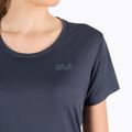 T-shirt da trekking Jack Wolfskin donna Tech graphite 4