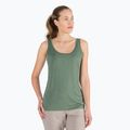 Maglietta da trekking Jack Wolfskin da donna Pack & Go Tank hedge verde