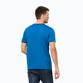 Maglietta da trekking Jack Wolfskin da uomo Pack & Go Travel blu Pacifico 2