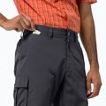 Pantaloncini da trekking Jack Wolfskin da uomo Canyon Cargo asfalto 4