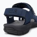 Sandali da trekking da uomo Jack Wolfskin Lakewood Cruise blu/grigio 8