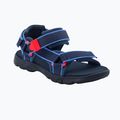 Sandali da trekking per bambini Jack Wolfskin Seven Seas 3 blu/rosso 8