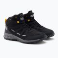 Jack Wolfskin stivali da trekking da uomo Woodland 2 Texapore Mid nero/giallo bordeaux xt 5