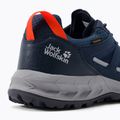 Jack Wolfskin Woodland 2 Texapore Low, stivali da trekking da uomo blu scuro/rosso 7