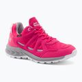 Stivali da trekking Jack Wolfskin da donna Woodland 2 Texapore rosso/grigio chiaro