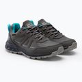 Stivali da trekking Jack Wolfskin da donna Woodland 2 Texapore grigio/azzurro 4