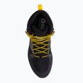 Jack Wolfskin uomo Force Striker Texapore Mid black/burly yellow xt trekking boots 6