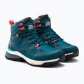 Stivali da trekking da donna Jack Wolfskin Force Striker Texapore Mid blu/corallo 5