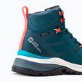 Stivali da trekking da donna Jack Wolfskin Force Striker Texapore Mid blu/corallo 8