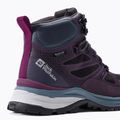 Stivali da trekking da donna Jack Wolfskin Force Striker Texapore Mid viola/grigio 8