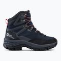 Stivali da trekking Jack Wolfskin da donna Rebellion Guide Texapore Mid blu/corallo 2