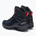 Stivali da trekking Jack Wolfskin da donna Rebellion Guide Texapore Mid blu/corallo 3