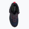 Stivali da trekking Jack Wolfskin da donna Rebellion Guide Texapore Mid blu/corallo 6