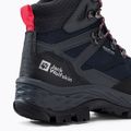 Stivali da trekking Jack Wolfskin da donna Rebellion Guide Texapore Mid blu/corallo 8