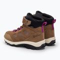 Jack Wolfskin stivali da trekking per bambini Vojo Lt Texapore Mid marrone/rosa 3