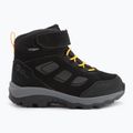 Jack Wolfskin stivali da trekking per bambini Vojo Lt Texapore Mid nero/giallo bordeaux xt 2