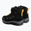 Jack Wolfskin stivali da trekking per bambini Vojo Lt Texapore Mid nero/giallo bordeaux xt 3