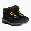 Jack Wolfskin stivali da trekking per bambini Vojo Lt Texapore Mid nero/giallo bordeaux xt 4