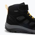 Jack Wolfskin stivali da trekking per bambini Vojo Lt Texapore Mid nero/giallo bordeaux xt 7