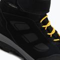 Jack Wolfskin stivali da trekking per bambini Vojo Lt Texapore Mid nero/giallo bordeaux xt 8