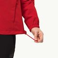 Jack Wolfskin Stormy Point 2L giacca antipioggia da uomo rosso adrenalina 3