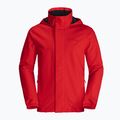 Jack Wolfskin Stormy Point 2L giacca antipioggia da uomo rosso adrenalina 8