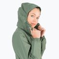 Jack Wolfskin Stormy Point 2L, giacca antipioggia da donna, colore verde siepe 7