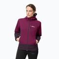 Jack Wolfskin Eagle Peak, giacca antipioggia da donna, bacche selvatiche