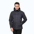 Giacca invernale da uomo Jack Wolfskin Jasper Ins ebano