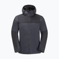Giacca invernale da uomo Jack Wolfskin Jasper Ins ebano 6