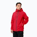 Jack Wolfskin giacca da pioggia Highest Peak da uomo rosso adrenalina