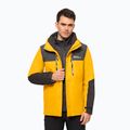 Giacca da pioggia Jack Wolfskin Jasper burly yellow xt da uomo