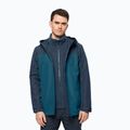 Jack Wolfskin giacca 3 in 1 da uomo Taubenberg blu corallo