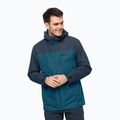Jack Wolfskin giacca 3 in 1 da uomo Taubenberg blu corallo 5