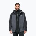 Giacca Jack Wolfskin 3in1 da uomo Taubenberg 3In1 phantom 3