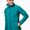 Jack Wolfskin giacca da uomo Alpspitze Ins Hoody blu scuro