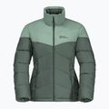 Piumino Jack Wolfskin donna Herzberg Down hedge verde 5